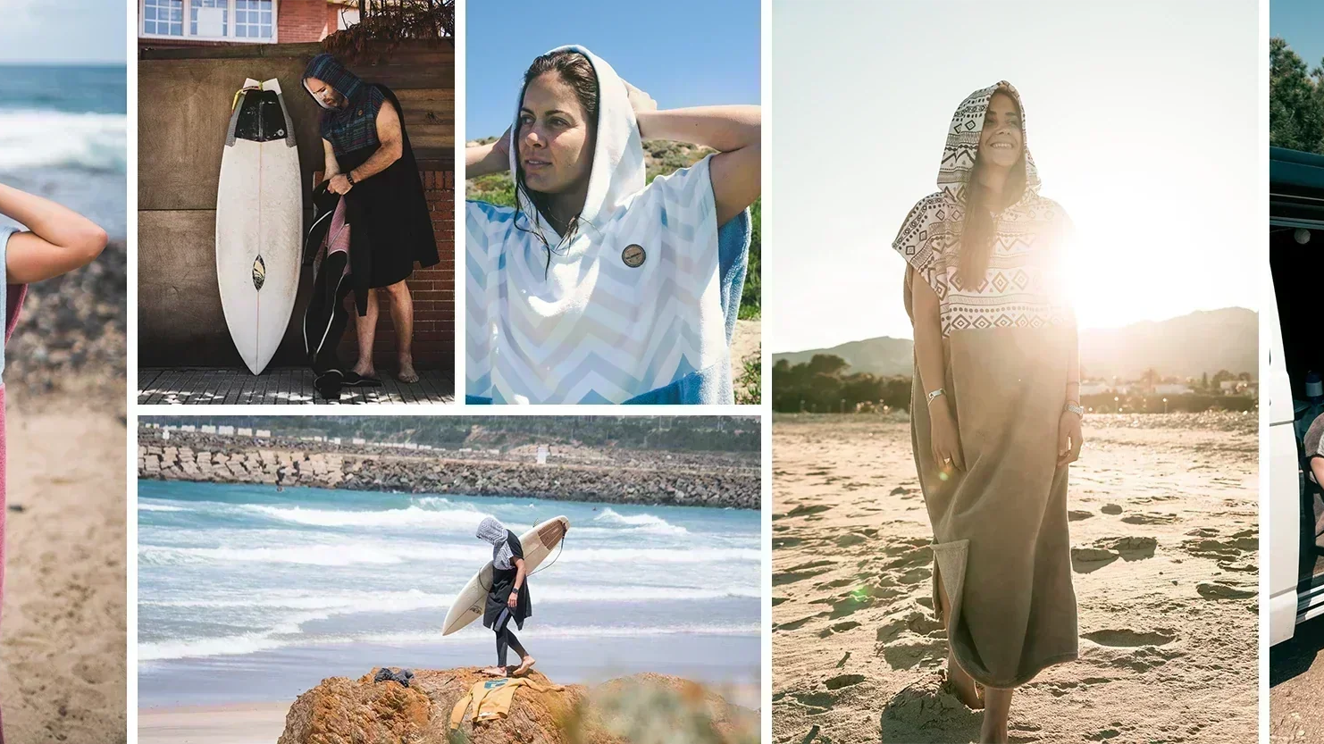 Ponchos Surferos de Bambú y Algodón