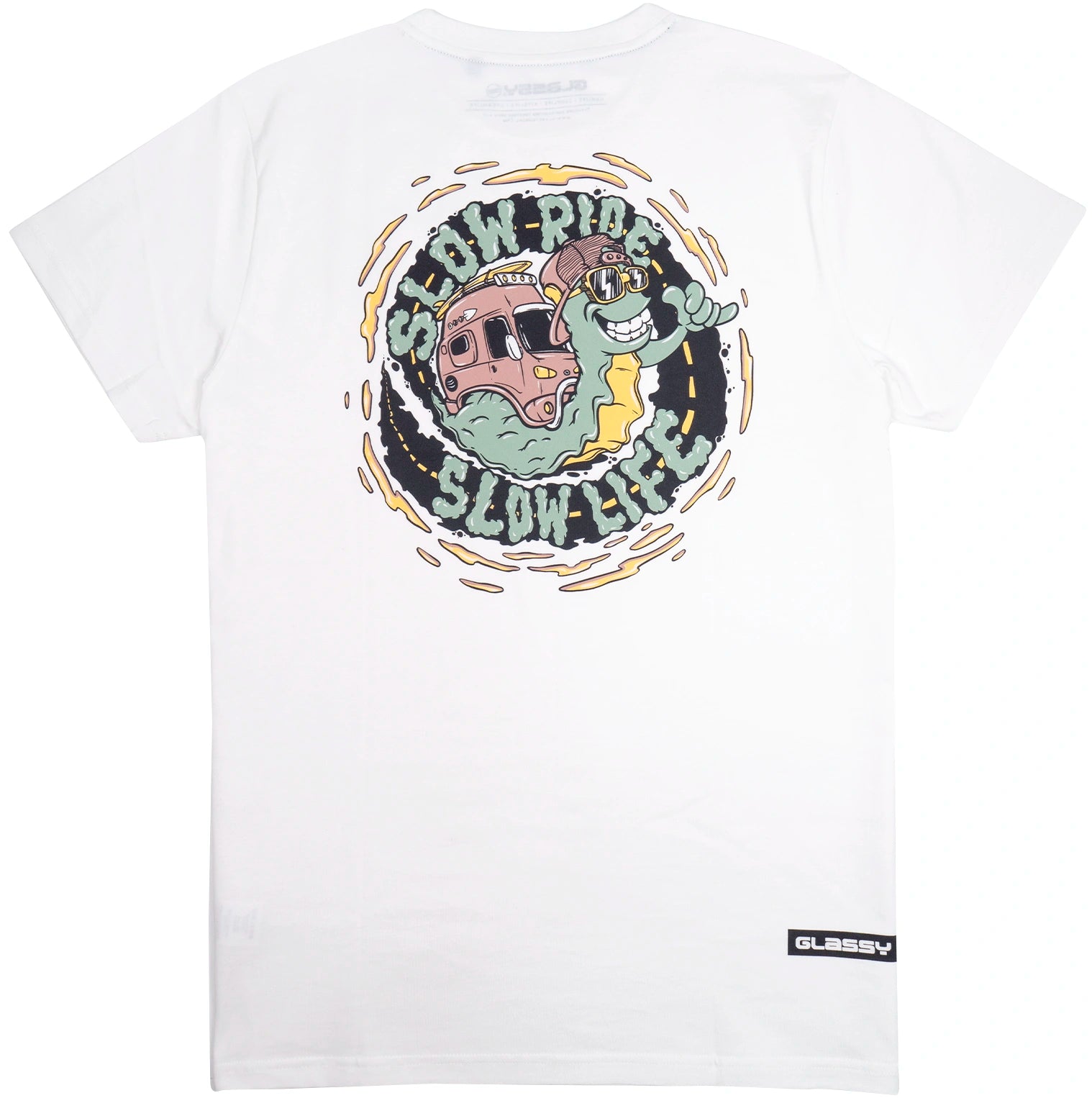 Camiseta Vanlife Slow Ride Espalda