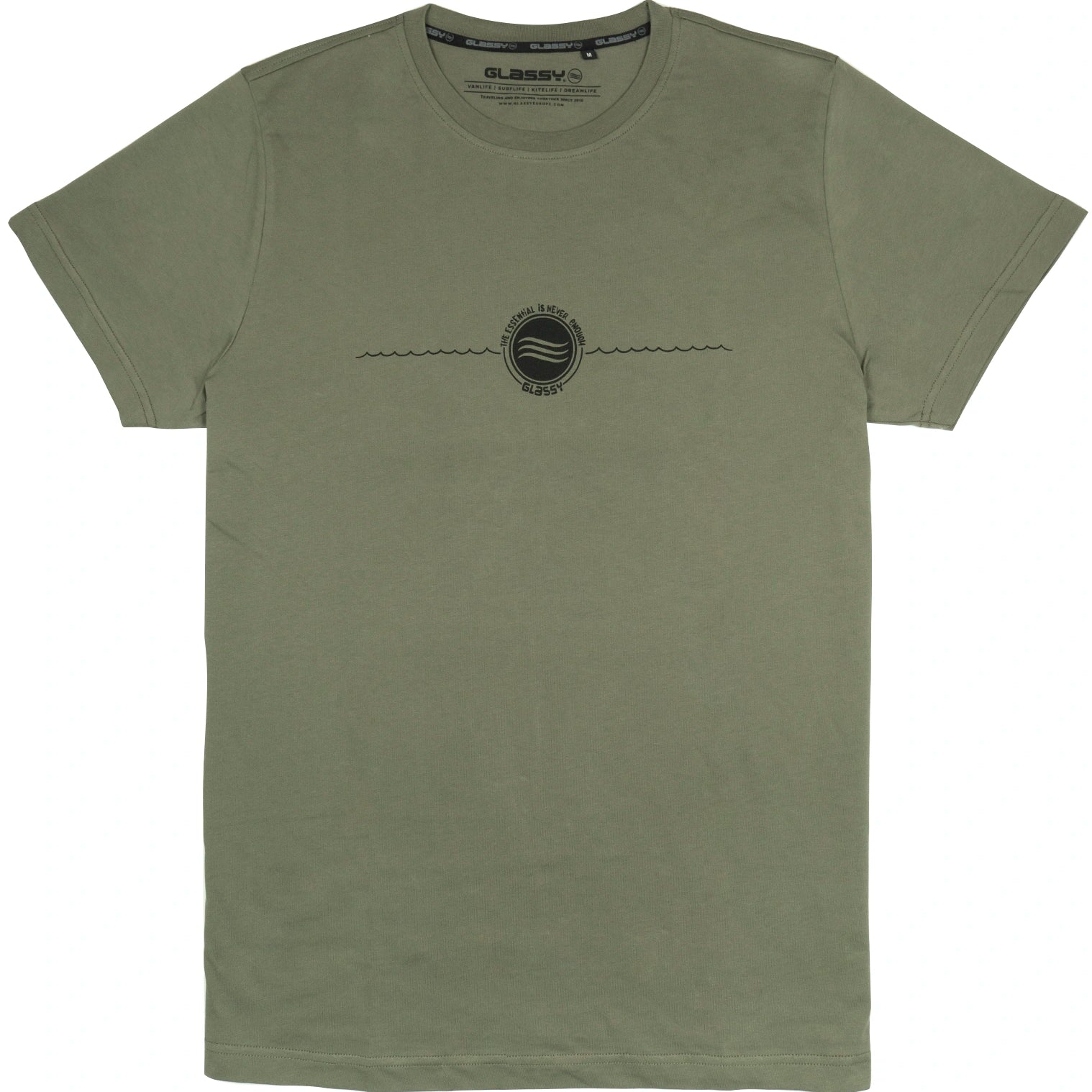 camiseta camper hombre verde