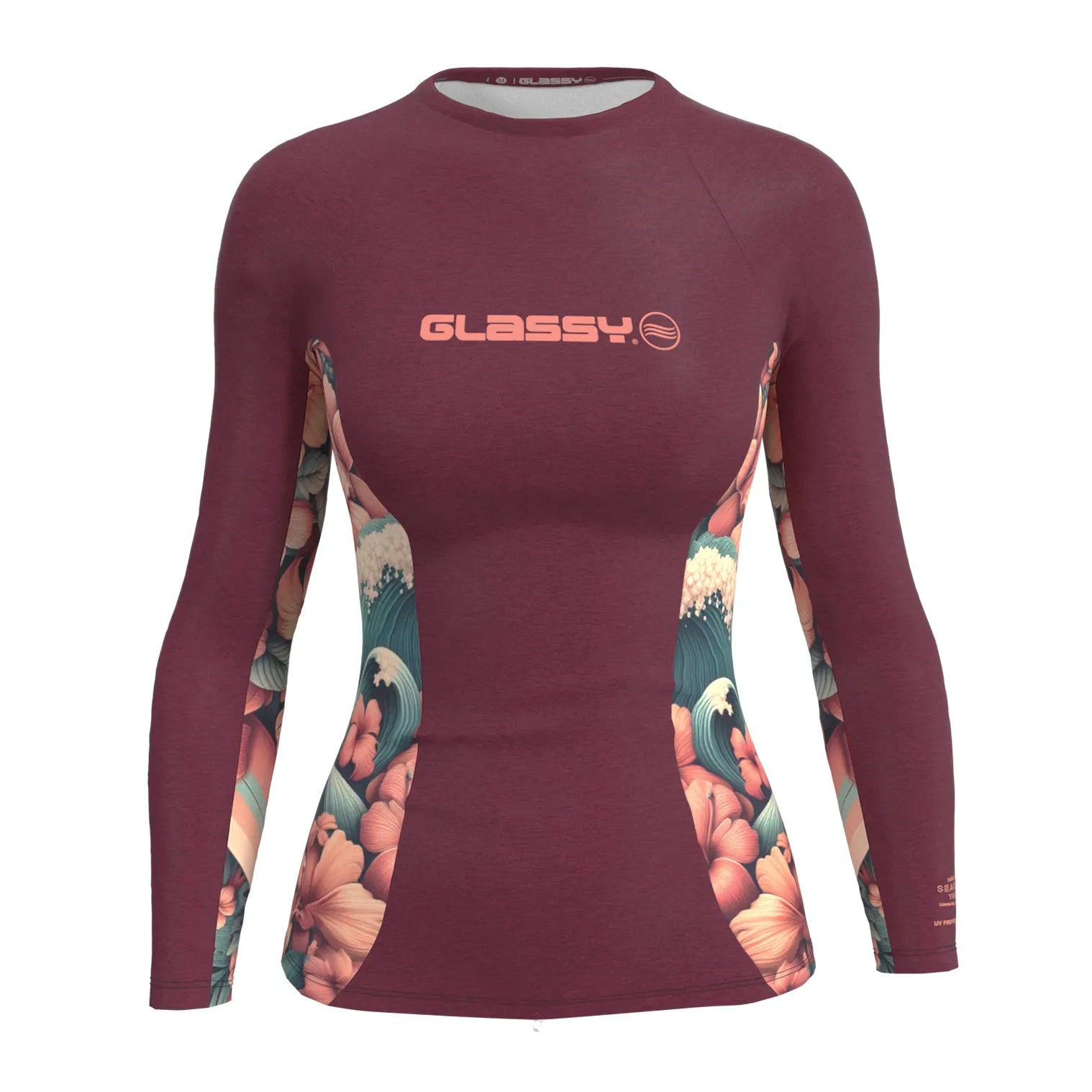 Lycra sostenible Fantasy Burgundy2