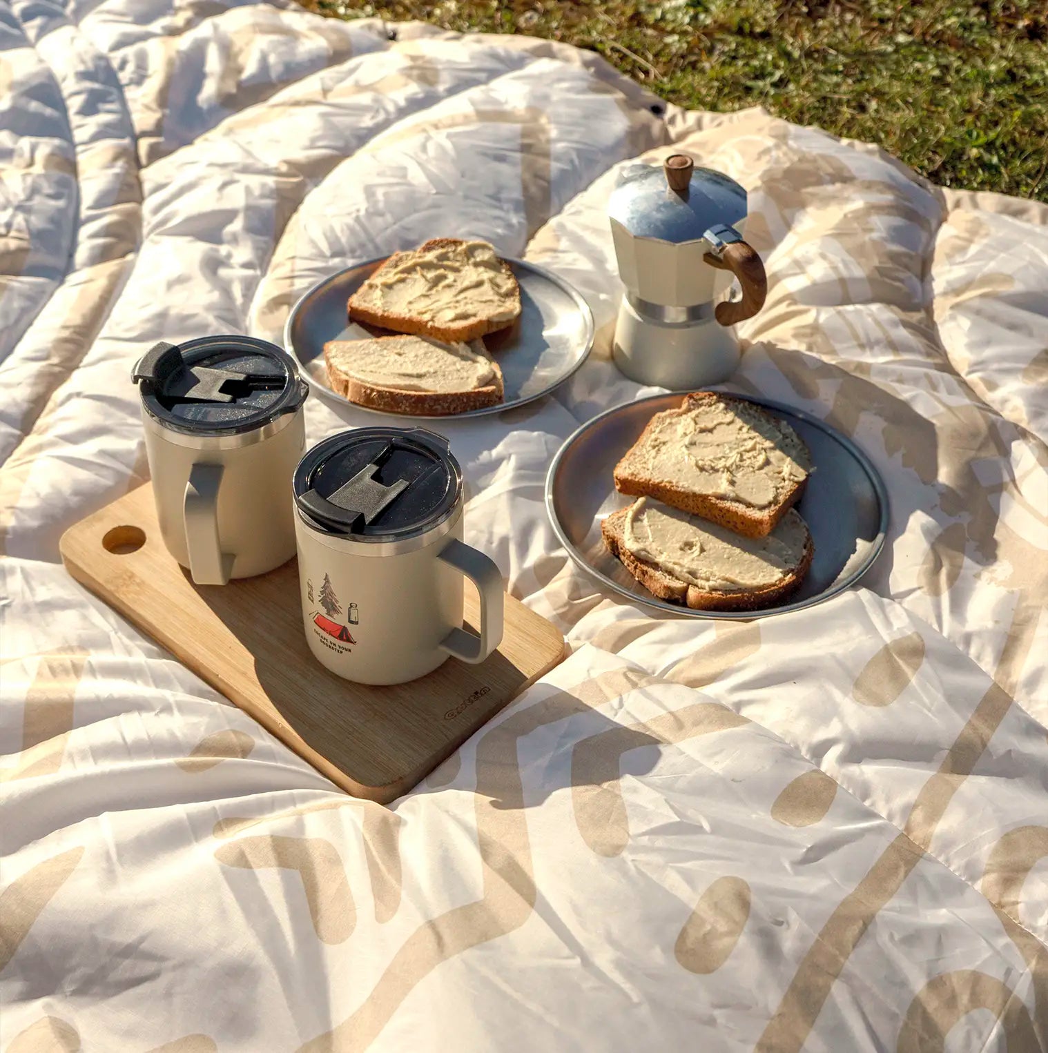 Manta picnic impermeable con diseño simba