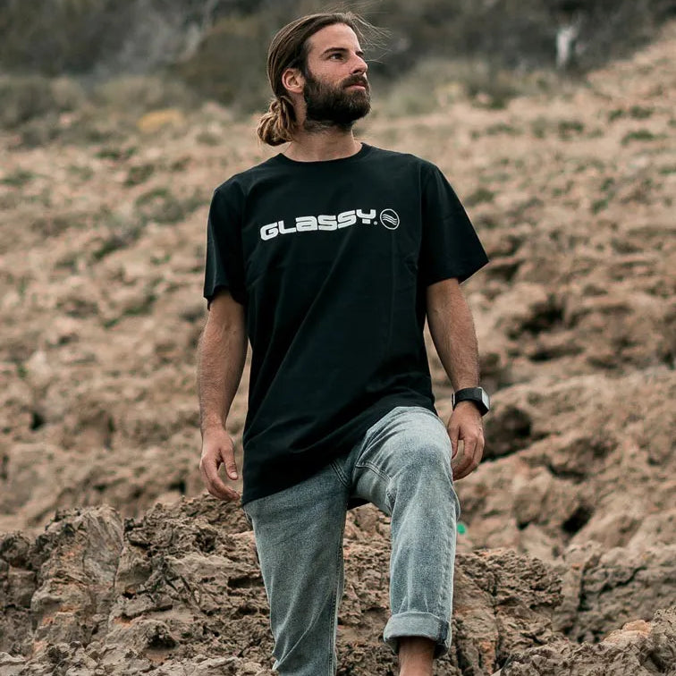 Camiseta de algodón orgánico Glassy: un paso hacia un mundo más sostenible.