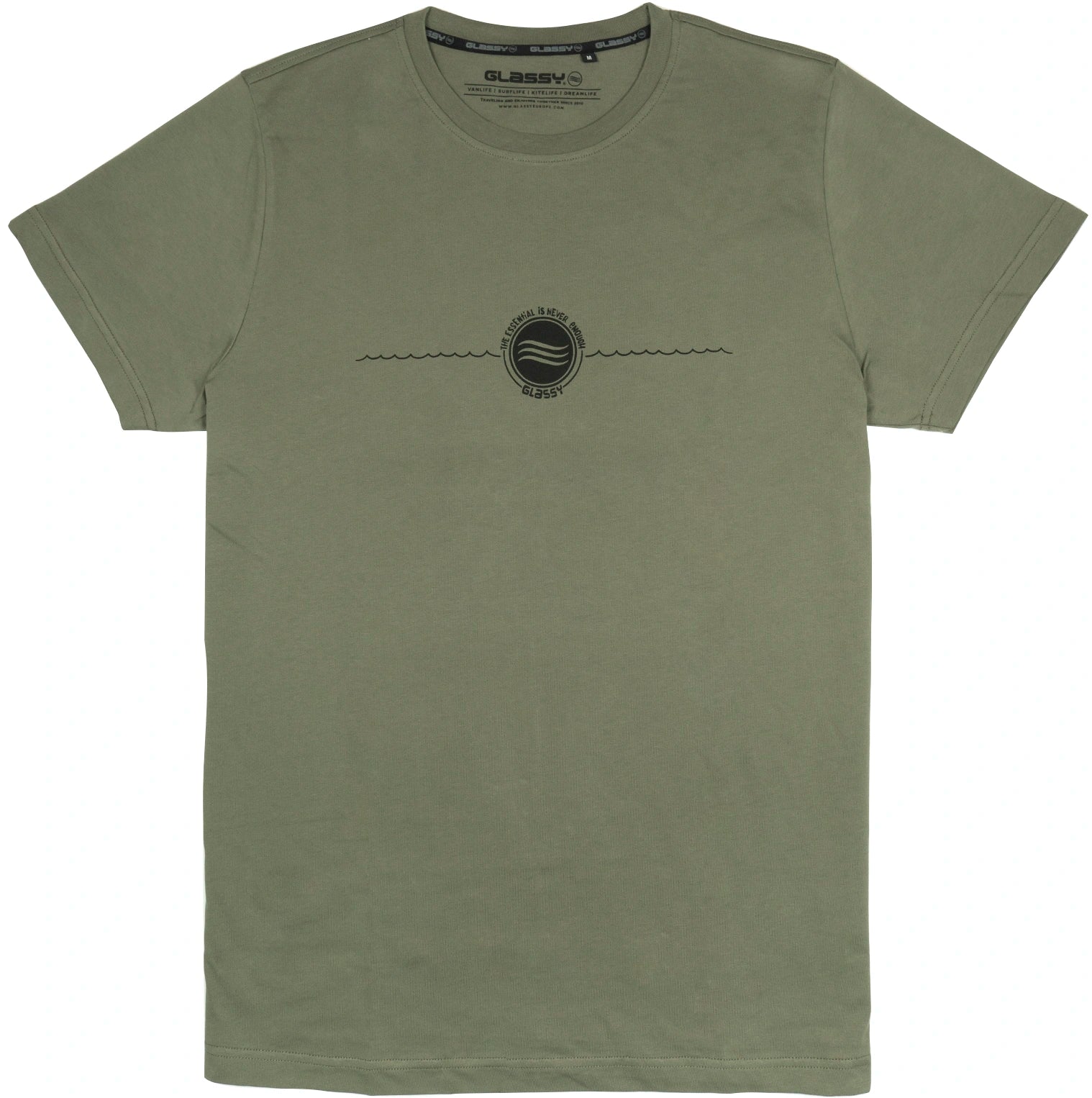 camiseta camper hombre verde