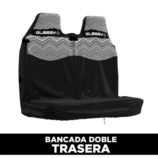 Funda de Asiento Doble Trasero para Campers - Ajuste Seguro y Acabado Premium