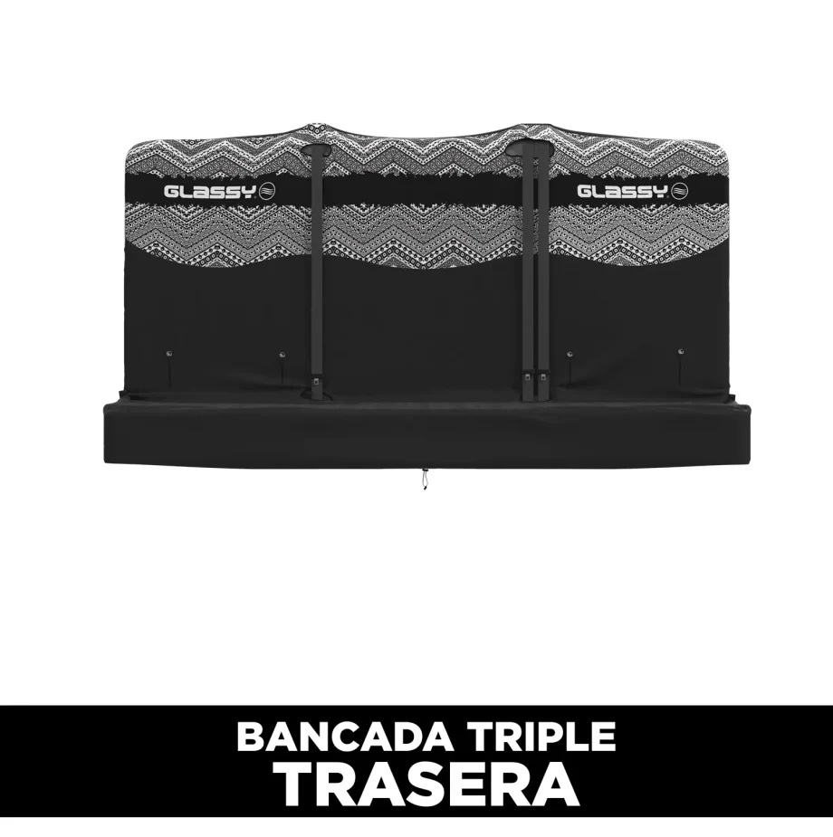 Funda Impermeable Bancada Triple Trasera Étnica