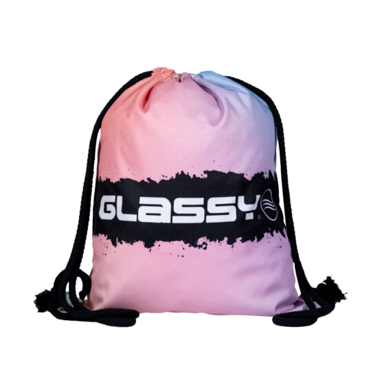 Glassy Flamingo Front Backpack