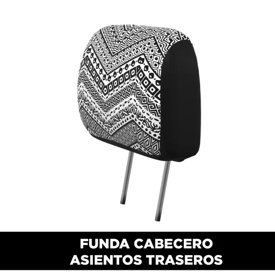 Funda para Cabeceros de furgos blanco y negro