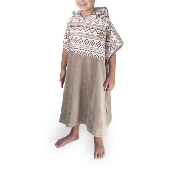 Matching children's poncho with adult