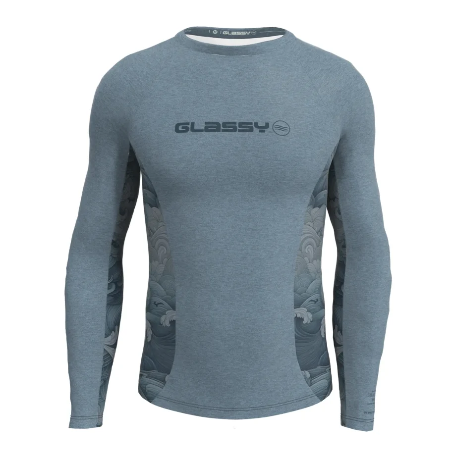 Lycra Surf Sostenible Bluestone - UPF 50+