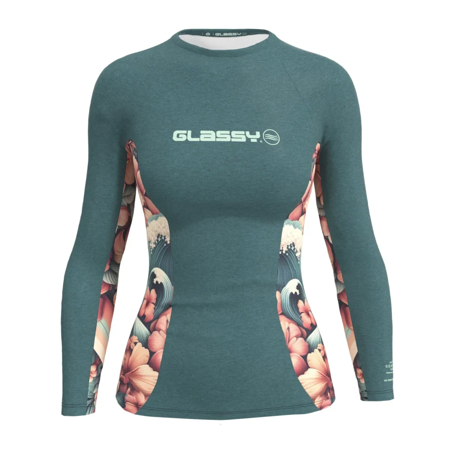 Rash vest Surf Woman Fantasy Blue - UPF 50+