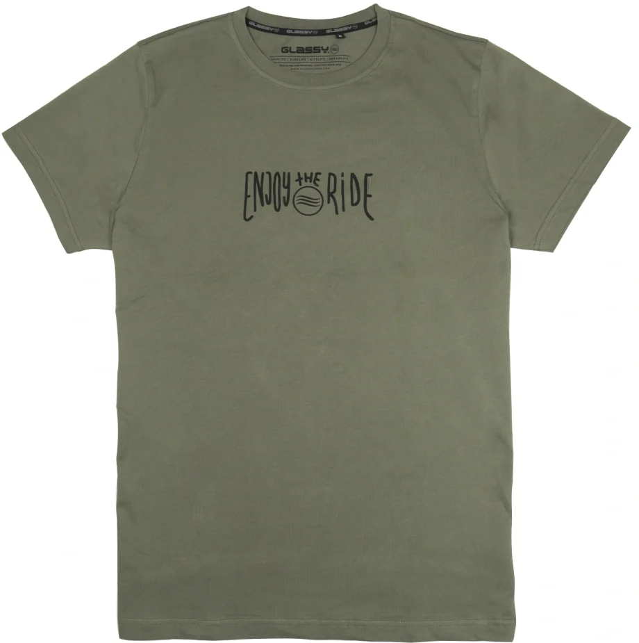 camper t-shirt in green color