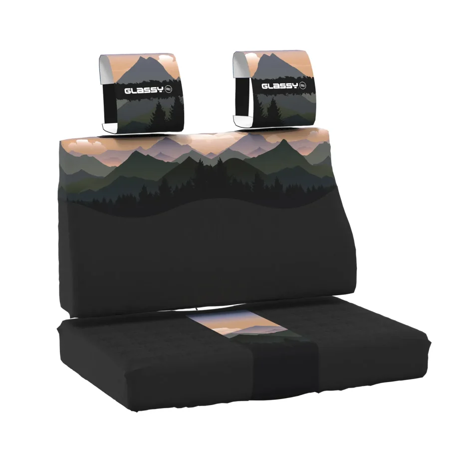 Waterproof Double Rear Bench Cover Large Volume Mountain