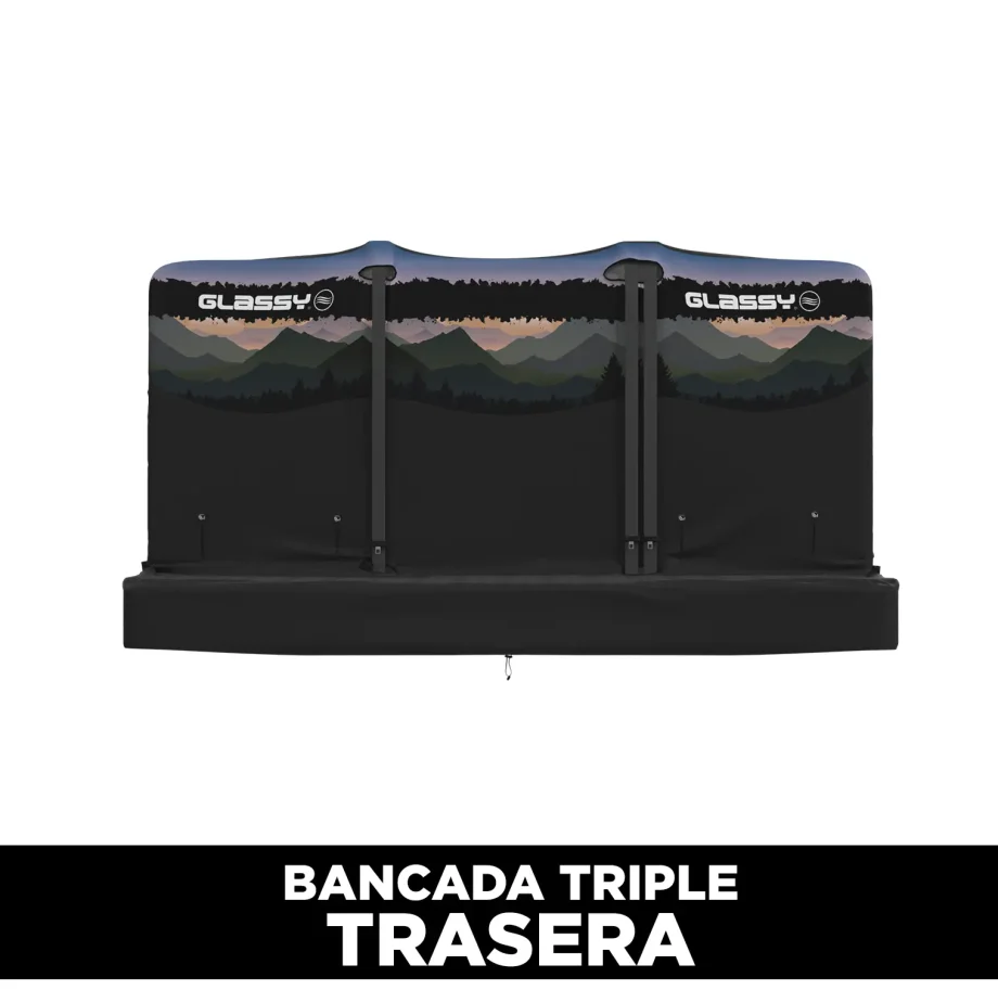 Waterproof Triple Rear Bench Mountain Cover