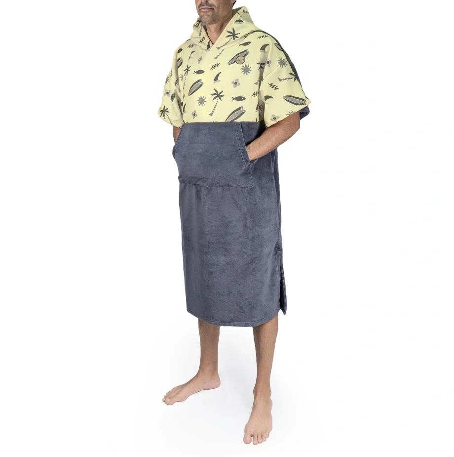 Beach Short Sleeve Surf Poncho