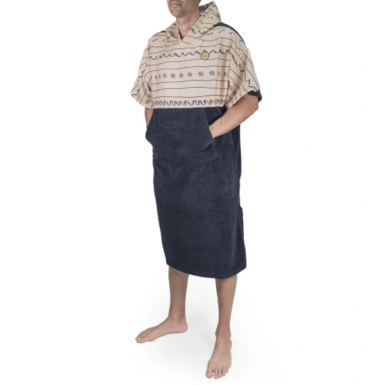 Poncho Surf Manga Corta Sea