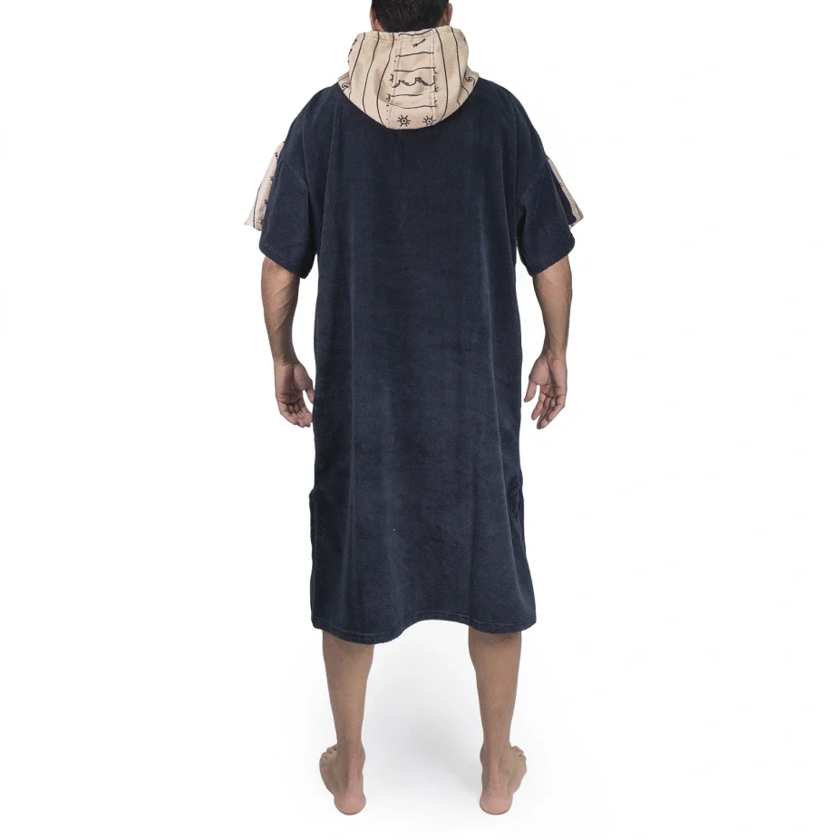 Poncho Surf Manica Corta Mare