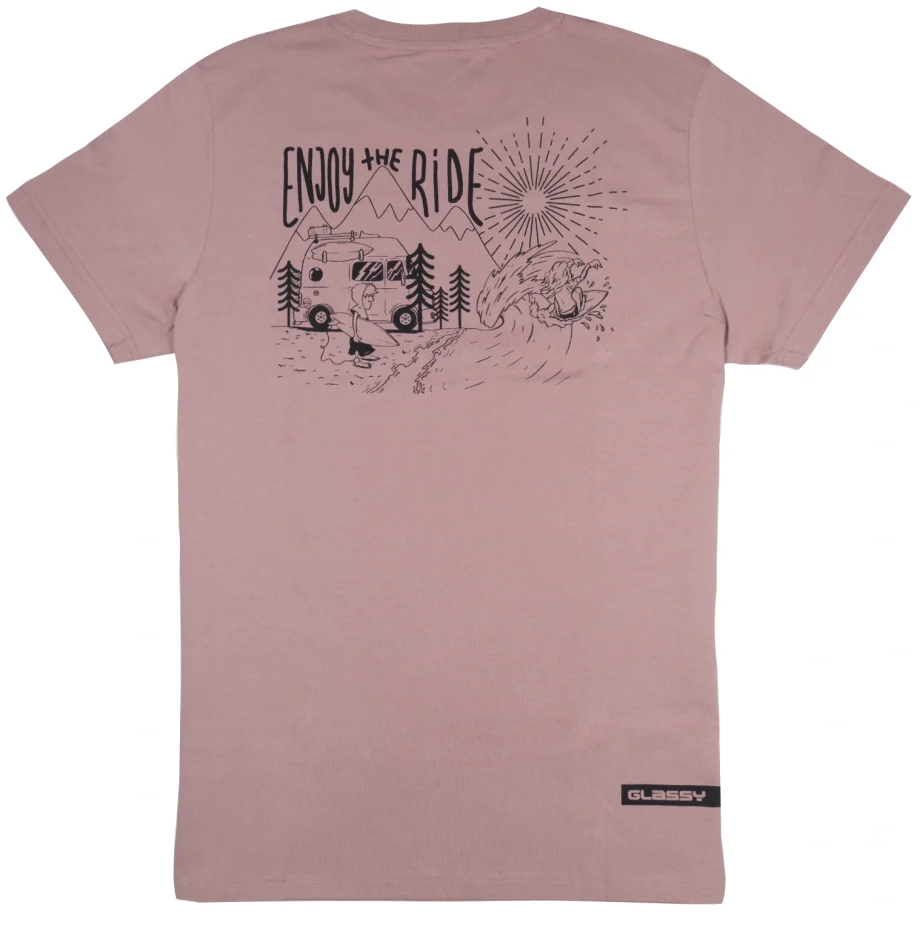 Camiseta camper algodón orgánico Hombre Enjoy Rose