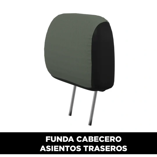 Cover for headboards of military green colored vans