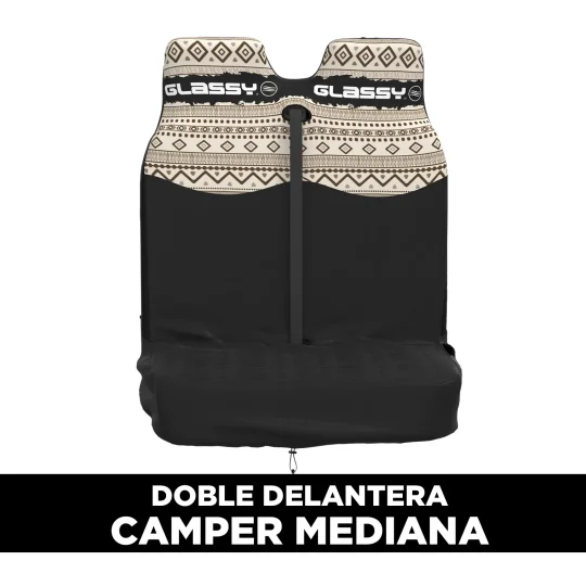 Funda impermeable doble delantera Beige para Campers medianas