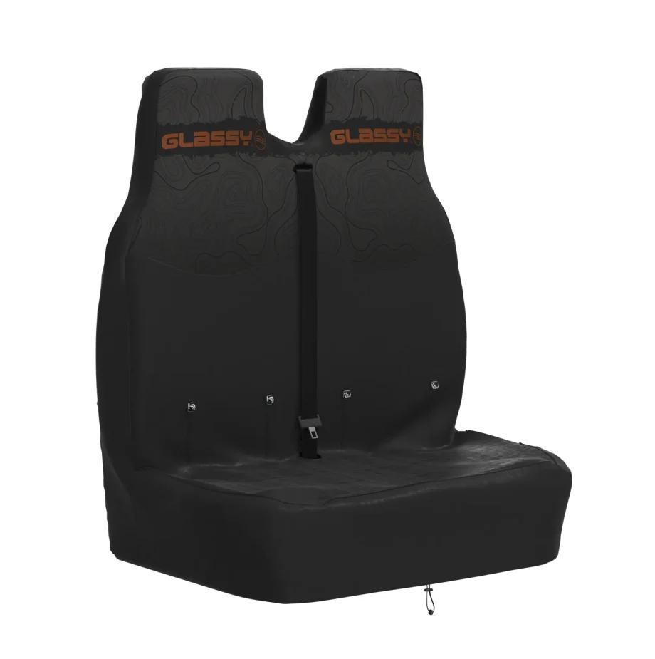 Funda impermeable camper doble asiento delantero negro