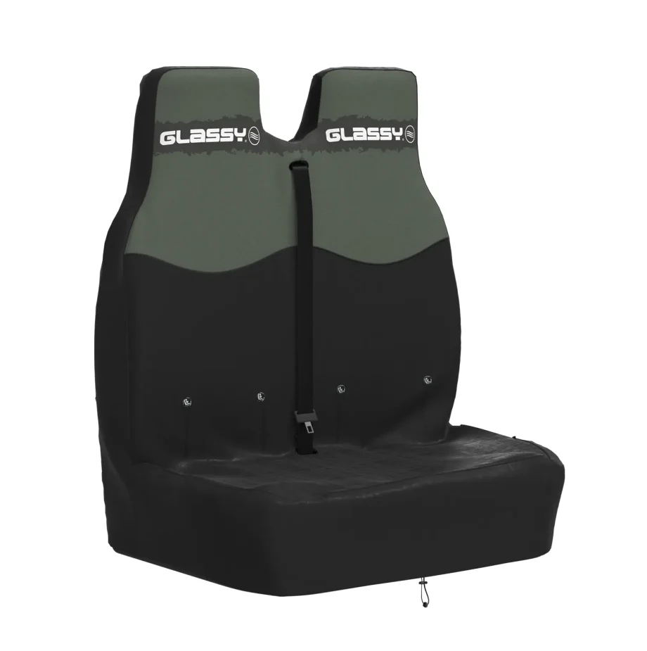 Funda impermeable camper doble asiento delantero verde militar