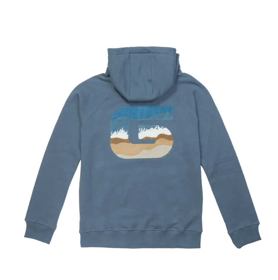 Sudadera cremallera algodón orgánico Glassy Ocean Lovers