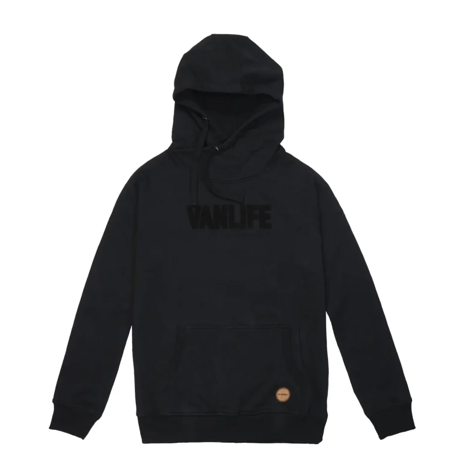 Sudadera algodón orgánico Glassy Vanlife Black