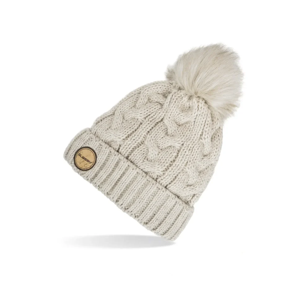 Gorro Glassy Beige