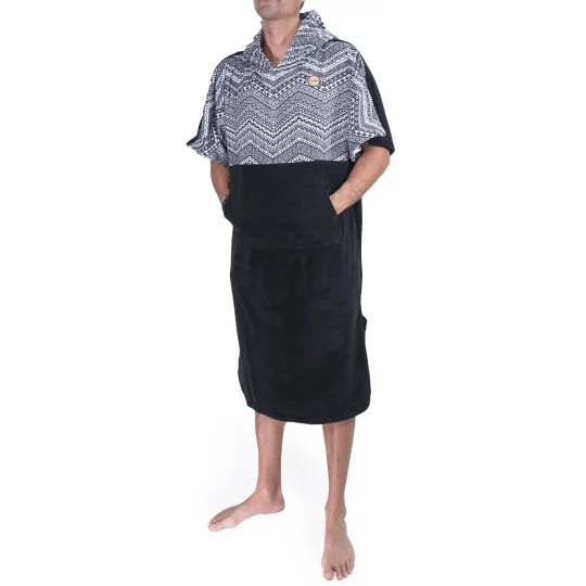 Ethnic Short Sleeve Surf Poncho